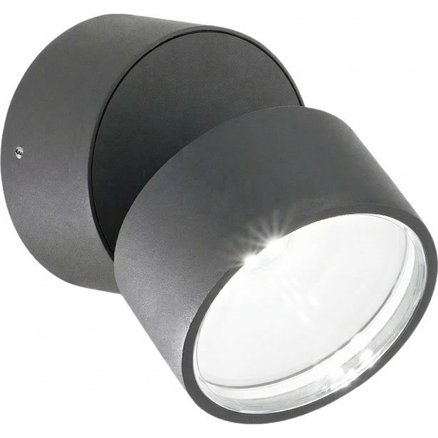 Ideal Lux - LED kültéri fali lámpatest OMEGA LED/7W/230V CRI 90 IP54 antracit