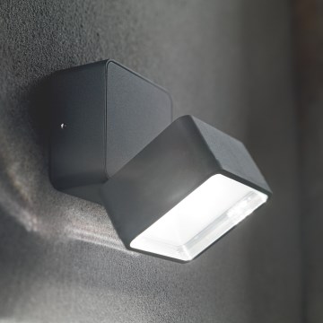 Ideal Lux - LED kültéri fali lámpatest OMEGA LED/7W/230V CRI 90 IP54 antracit