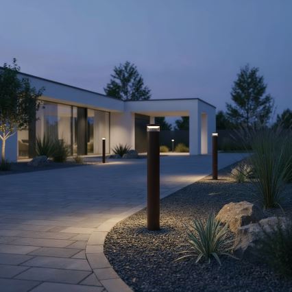 Ideal Lux - LED Kültéri lámpa BOEING LED/14W/230V 100 cm CRI 90 IP65 barna