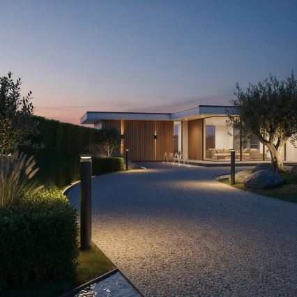 Ideal Lux - LED Kültéri lámpa BOEING LED/14W/230V 100 cm CRI 90 IP65 fekete