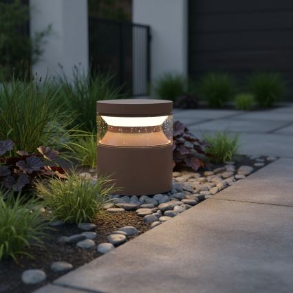 Ideal Lux - LED Kültéri lámpa BOEING LED/14W/230V 15 cm CRI 90 IP65 barna