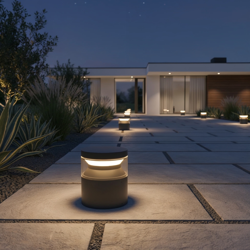 Ideal Lux - LED Kültéri lámpa BOEING LED/14W/230V 15 cm CRI 90 IP65 barna