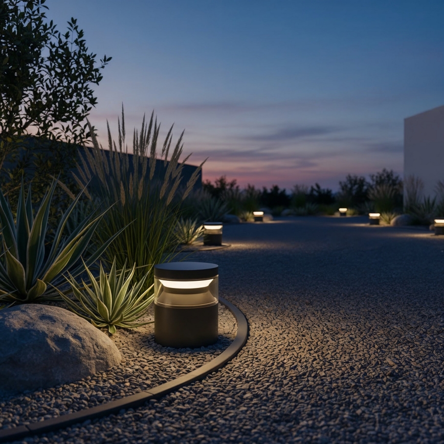 Ideal Lux - LED Kültéri lámpa BOEING LED/14W/230V 15 cm CRI 90 IP65 fekete