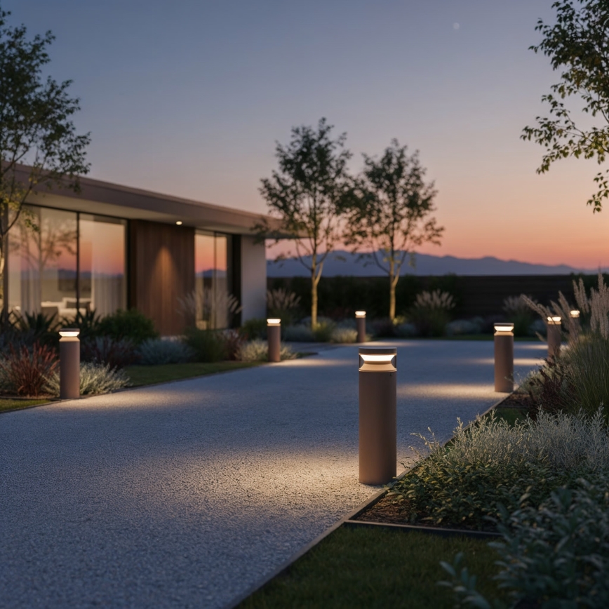 Ideal Lux - LED Kültéri lámpa BOEING LED/14W/230V 40 cm CRI 90 IP65 barna