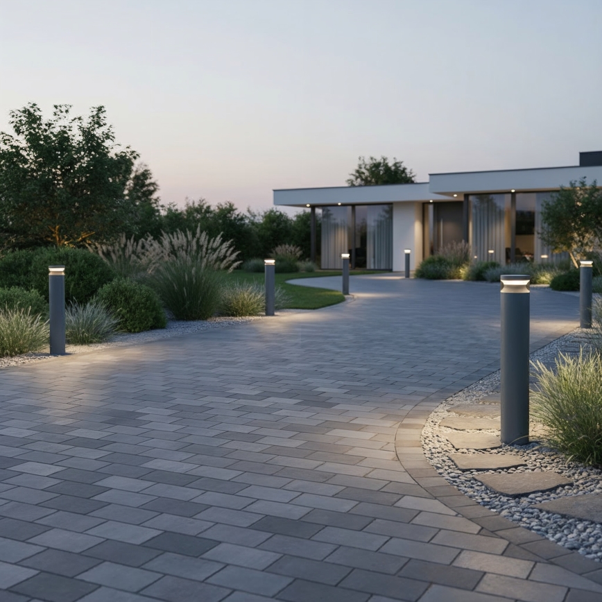 Ideal Lux - LED Kültéri lámpa BOEING LED/14W/230V átm. 70 cm CRI 90 IP65 antracit