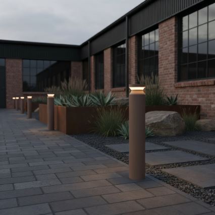 Ideal Lux - LED Kültéri lámpa BOEING LED/14W/230V átm. 70 cm CRI 90 IP65 barna