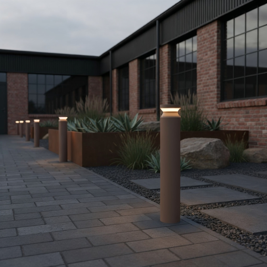 Ideal Lux - LED Kültéri lámpa BOEING LED/14W/230V átm. 70 cm CRI 90 IP65 barna