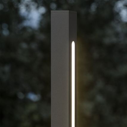 Ideal Lux - LED kültéri lámpa JEDI LED/12W/230V 80 cm CRI 90 IP65 antracit