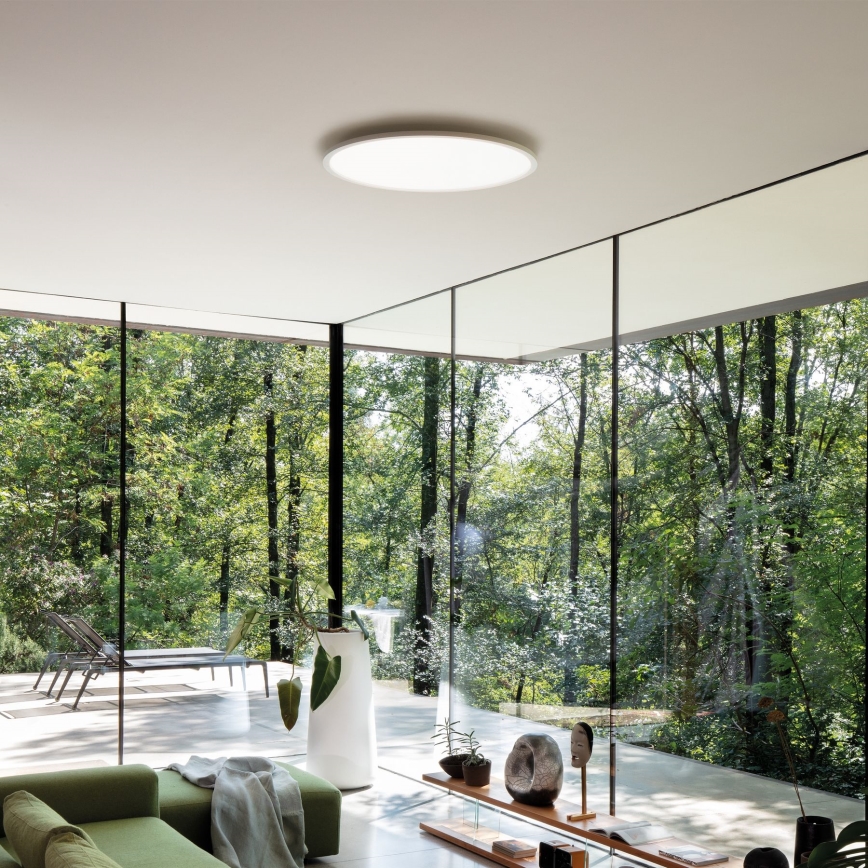 Ideal Lux - LED Mennyezeti lámpa FLY LED/18W/230V 2700K átm. 35 cm CRI 90 IP40 fehér