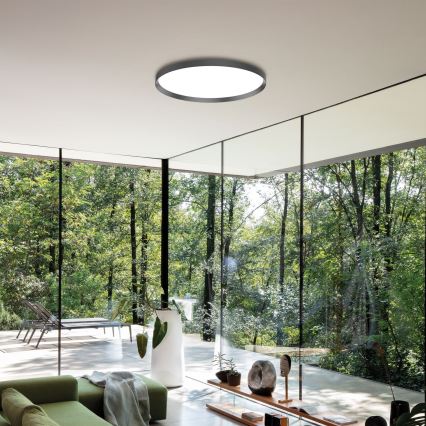 Ideal Lux - LED Mennyezeti lámpa FLY LED/26W/230V 2700K átm. 45 cm CRI 90 IP40 fekete