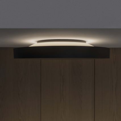 Ideal Lux - LED Mennyezeti lámpa FLY LED/26W/230V 2700K átm. 45 cm CRI 90 IP40 fekete