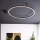 Ideal Lux - LED mennyezeti lámpa ORACLE SLIM LED/29W/230V 4000K CRI 90 átm. 50 cm fekete