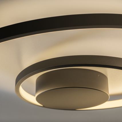 Ideal Lux - LED Mennyezeti lámpa OZ LED/47W/230V átm. 60 cm CRI 90 fekete