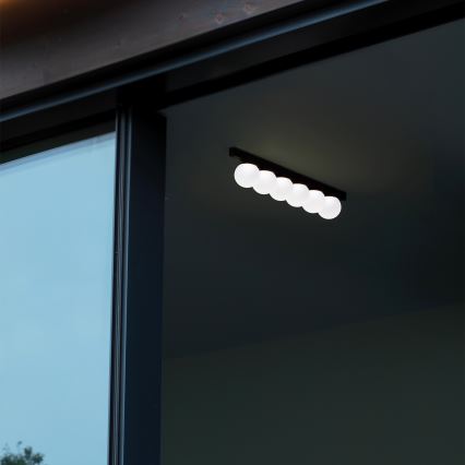 Ideal Lux - LED Mennyezeti lámpa PING PONG 6xLED/3W/230V CRI 90 fekete