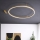 Ideal Lux - LED mennyezeti lámpatest ORACLE SLIM LED/53W/230V 3000K CRI 90, Ø 90 cm, arany
