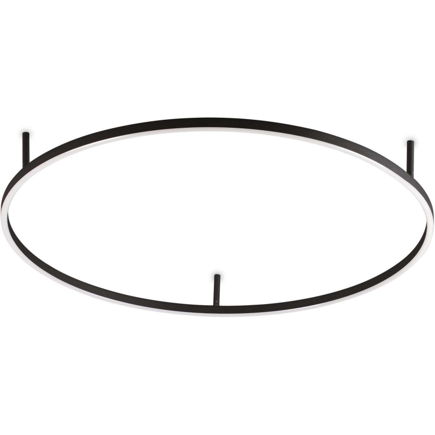 Ideal Lux - LED mennyezeti lámpatest ORACLE SLIM LED/53W/230V 3000K CRI 90 átm. 90 cm fekete