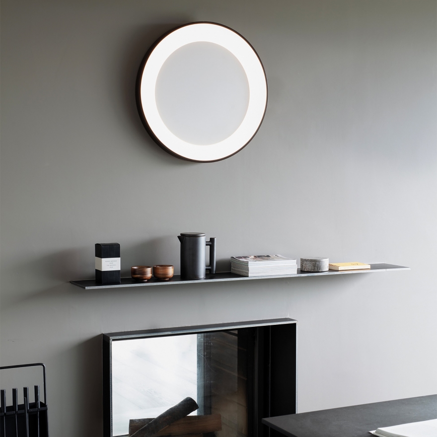 Ideal Lux - LED mennyezeti lámpatest PLANET LED/29W/230V CRI 90 átm. 60 cm fekete