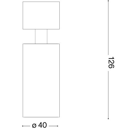 Ideal Lux - LED spotlámpa DYNAMITE 1xGU10/7W/230V CRI 90 fekete