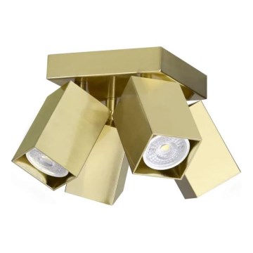 Ideal Lux - LED spotlámpa DYNAMITE 4xGU10/7W/230V CRI 90 sárgaréz