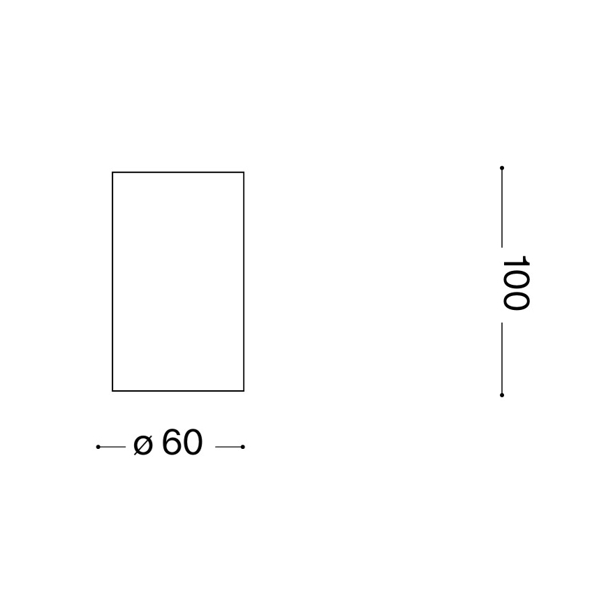 Ideal Lux - LED spotlámpa LOOK 1xGU10/7W/230V CRI 90 átm. 6 cm sárgaréz