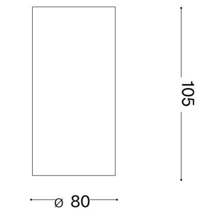 Ideal Lux - LED Spotlámpa NITRO LED/10W/230V átm. 8 cm CRI 90 fehér