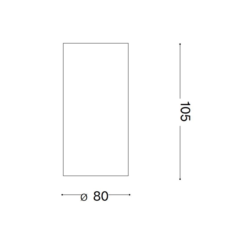 Ideal Lux - LED Spotlámpa NITRO LED/10W/230V átm. 8 cm CRI 90 fekete