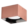 Ideal Lux - LED spotlámpa SPIKE 1xGX53/9W/230V 10x10 cm réz