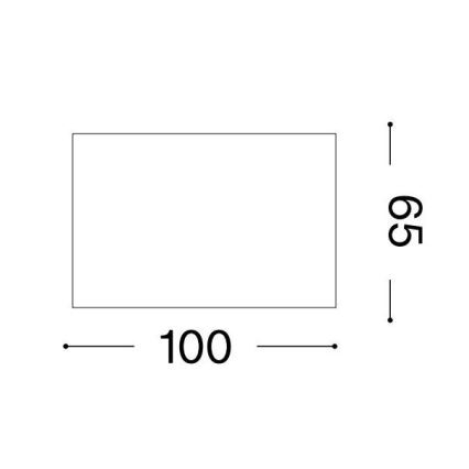Ideal Lux - LED spotlámpa SPIKE 1xGX53/9W/230V 10x10 cm réz