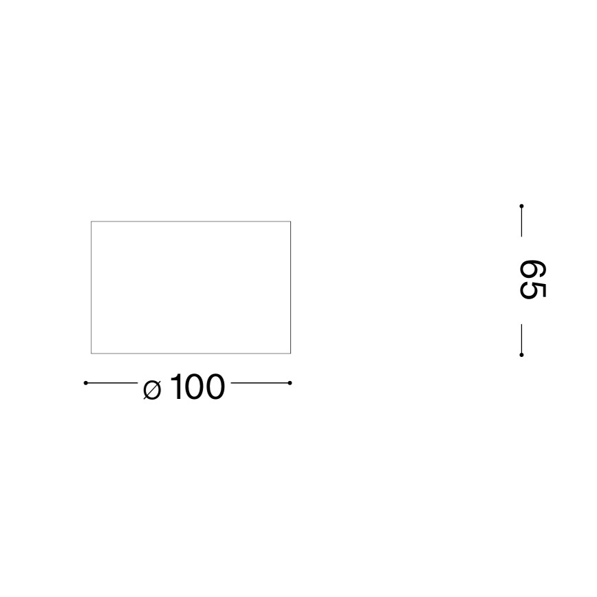 Ideal Lux - LED spotlámpa SPIKE 1xGX53/9W/230V, átmérő 10 cm, fényes króm