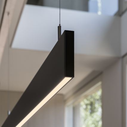 Ideal Lux - LINUS LED csillár kábelen LED/32W/230V 3000K CRI 90 120 cm fekete