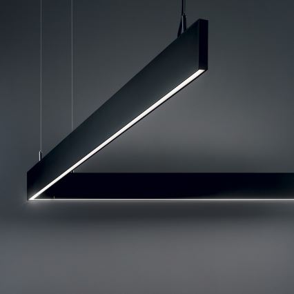 Ideal Lux - LINUS LED csillár kábelen LED/32W/230V 3000K CRI 90 120 cm fekete
