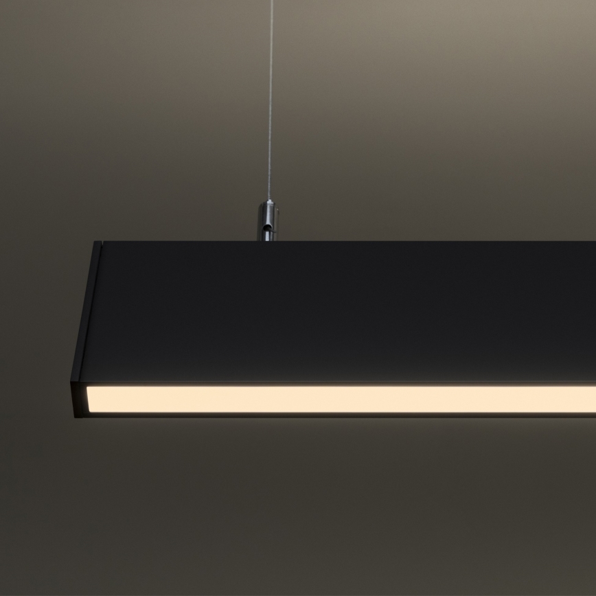 Ideal Lux - LINUS LED csillár kábelen LED/32W/230V 3000K CRI 90 120 cm fekete