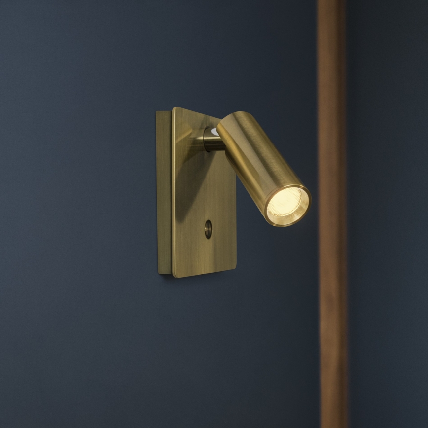 Ideal Lux - LED fali spotlámpa LITE LED/3W/230V CRI 90 réz