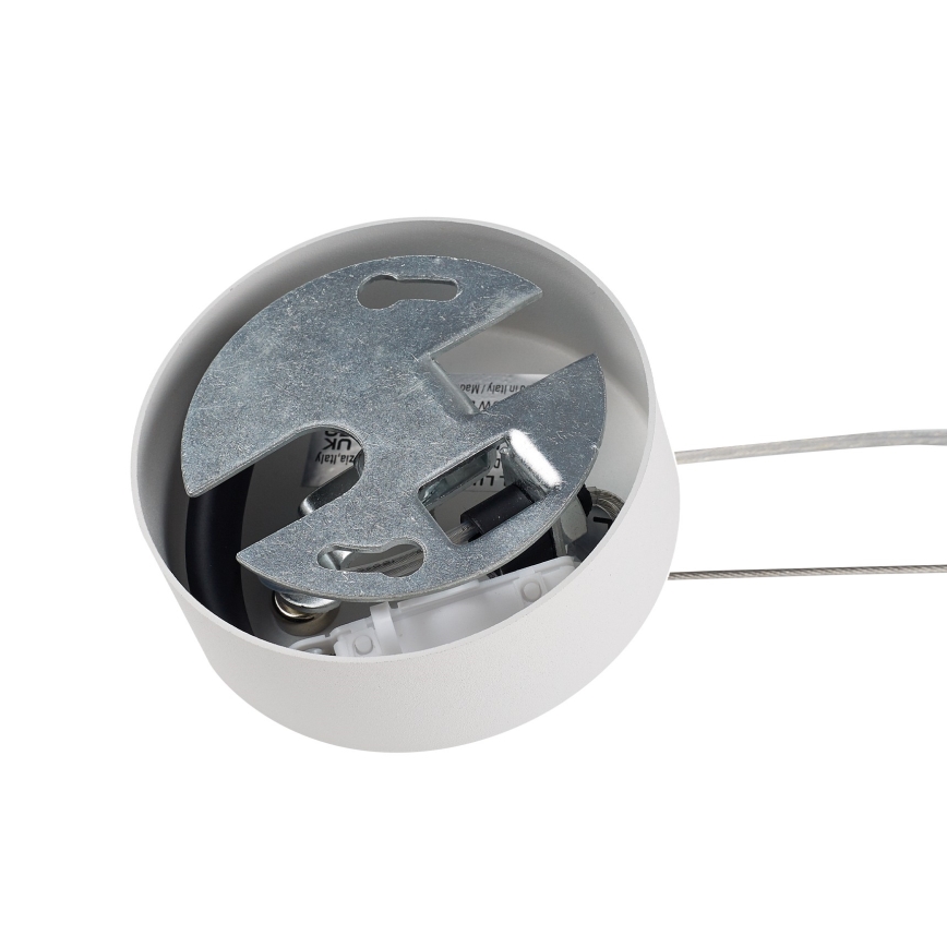 Ideal Lux - MAPA kábeles függőlámpa 1xE27/42W/230V Ø 20 cm fehér