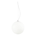 Ideal Lux - MAPA kábellel függesztett csillár, 1x E27/42W/230V, átm. 30 cm, fehér