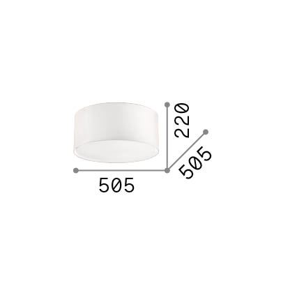 Ideal Lux - Mennyezeti lámpa 3xE27/60W/230V