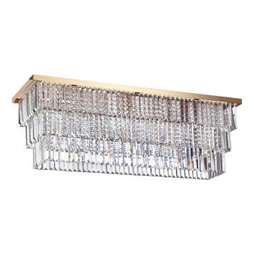 Ideal Lux - Mennyezeti lámpa MARTINEZ 8xE14/40W/230V arany