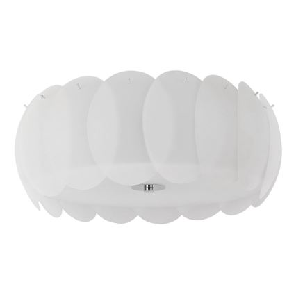Ideal Lux - Mennyezeti lámpa OVALINO 8xE27/60W/230V átm. 53,5 cm fehér