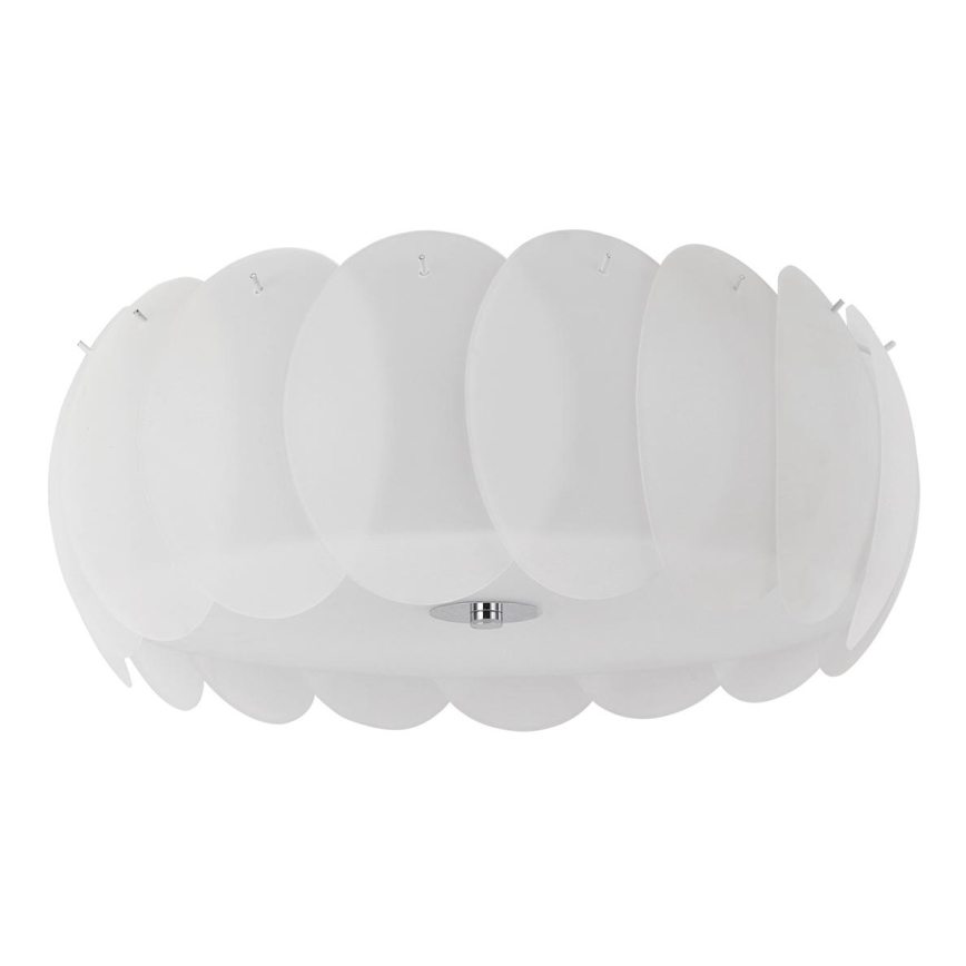 Ideal Lux - Mennyezeti lámpa OVALINO 8xE27/60W/230V átm. 53,5 cm fehér