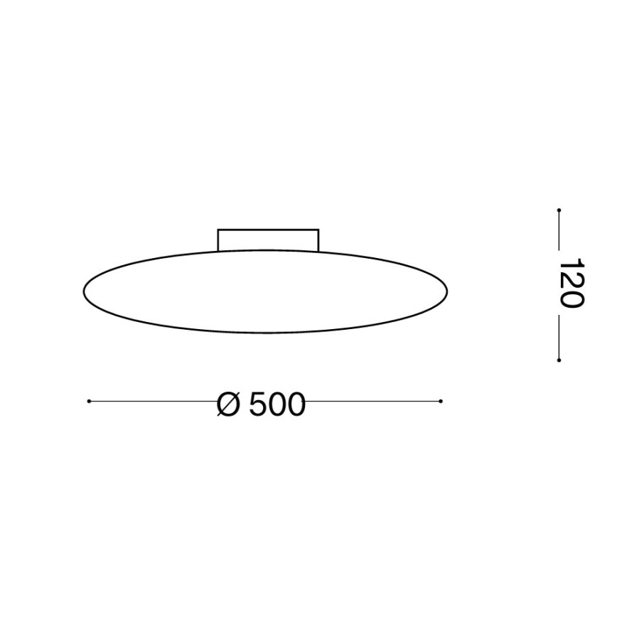 Ideal Lux - Mennyezeti lámpa SMARTIES 3xE27/42W/230V átm. 50 cm fehér
