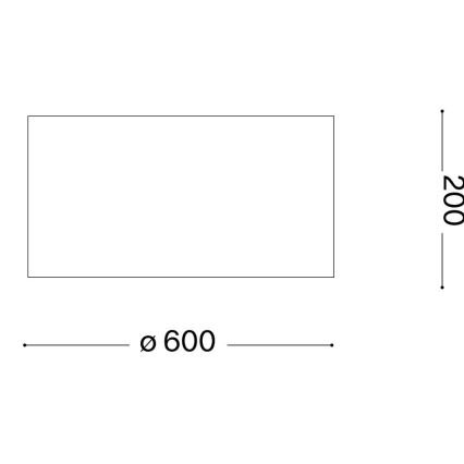 Ideal Lux - Mennyezeti lámpa WOODY 5xE27/60W/230V átm. 60 cm bézs