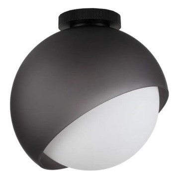 Ideal Lux - Mennyezeti lámpatest BLOOM 1xE27/42W/230V átm. 30 cm fekete