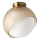 Ideal Lux - Mennyezeti lámpatest BLOOM 1xE27/42W/230V Ø 22 cm arany/füstös bézs