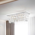 Ideal Lux - Mennyezeti lámpatest MARTINEZ 8xE14/40W/230V fényes króm