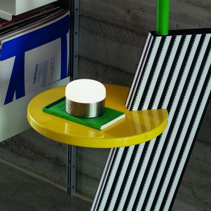 Ideal Lux - LED érintésérzékeny asztali lámpa, állítható fényerővel MIGNON LED/5W/5V 1500 mAh átmérő 10 cm CRI 90 fényes króm