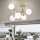 Ideal Lux - NODI felületre szerelt csillár 5xE14/28W/230V 50x55 cm sárgaréz/fehér