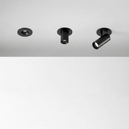 Ideal Lux - NOVA beépíthető mennyezeti LED spotlámpa LED/6W/230V 3000K CRI 90 Ø 6,8 cm fekete