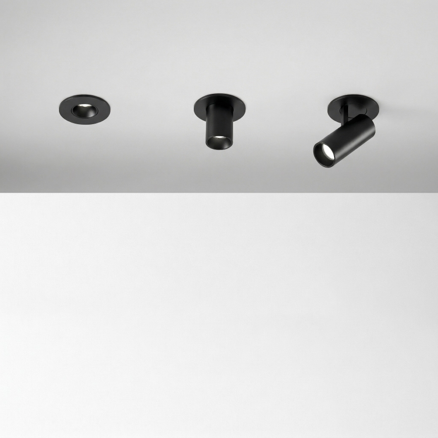 Ideal Lux - NOVA beépíthető mennyezeti LED spotlámpa LED/6W/230V 3000K CRI 90 Ø 6,8 cm fekete