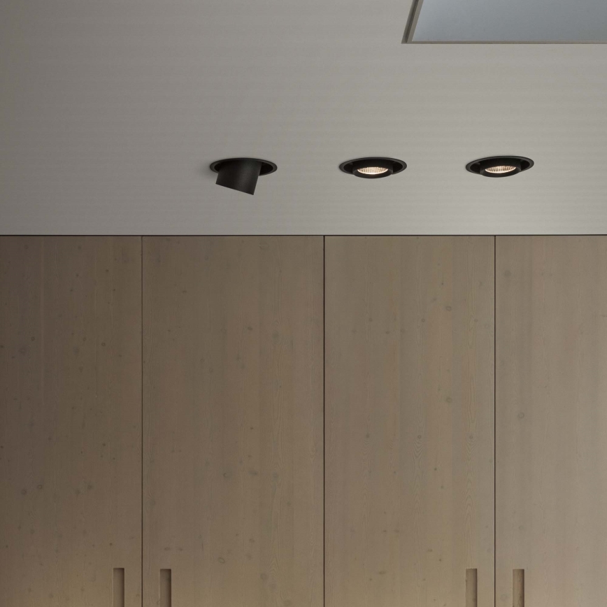 Ideal Lux - NOVA beépíthető mennyezeti LED spotlámpa LED/6W/230V 3000K CRI 90 Ø 6,8 cm fekete