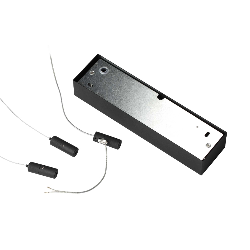 Ideal Lux - LED csillár kábelen ORACLE LED/53W/230V 3000K CRI 90 átm. 90 cm fekete